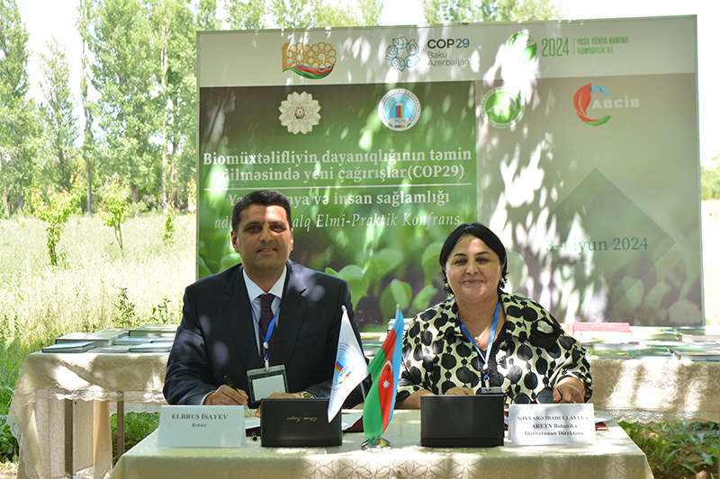 An international scientific-practical conference on "New challenges in ensuring the sustainability of biodiversity (COP29) - Green world and human health" was held